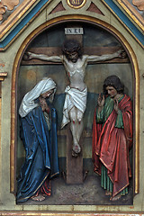 Image showing 12th Stations of the Cross, Jesus dies on the cross