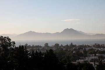 Image showing Atlas mountains in Tunisia