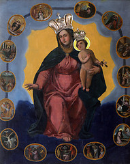 Image showing Blessed Virgin Mary Queen of the Holy Rosary