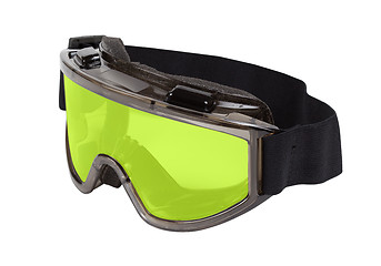 Image showing Safety glasses with yellow lenses