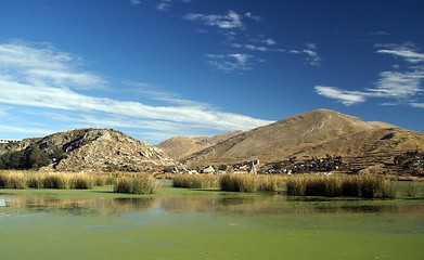 Image showing Titicaca lake landscape