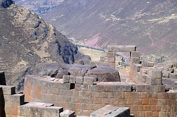 Image showing Inca ruins in Pisac 