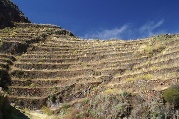 Image showing Inca ruins in Pisac 