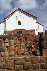 Image showing Inca castle ruins in Chinchero