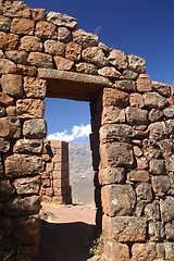 Image showing Inca ruins in Pisac