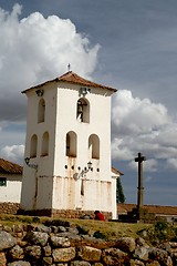 Image showing Inca castle ruins in Chinchero