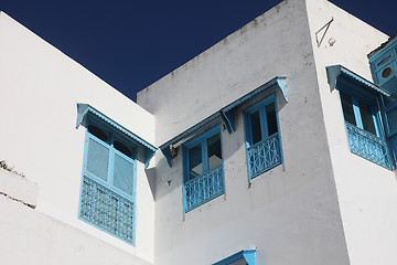 Image showing Traditional window from Sidi Bou Said, Tunis