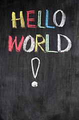 Image showing Hello World