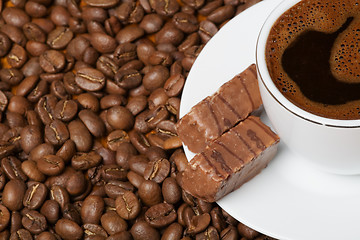 Image showing Chocolate and Coffee