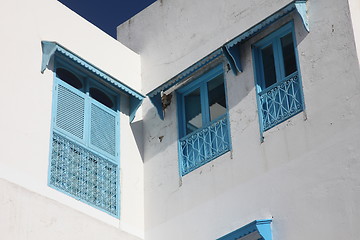 Image showing Traditional window from Sidi Bou Said, Tunis