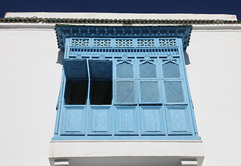Image showing Traditional window from Sidi Bou Said, Tunis
