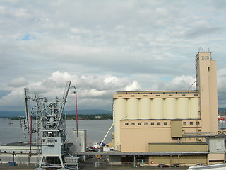 Image showing Grain silo in Oslo