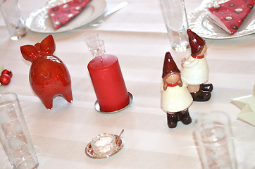 Image showing Christmas table