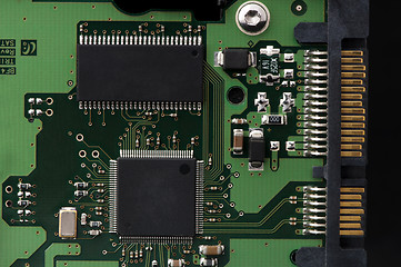 Image showing Circuit board with chips 