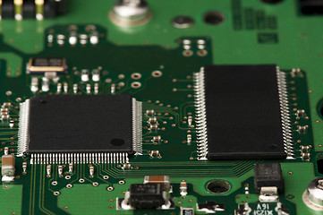 Image showing Circuit board with chips 