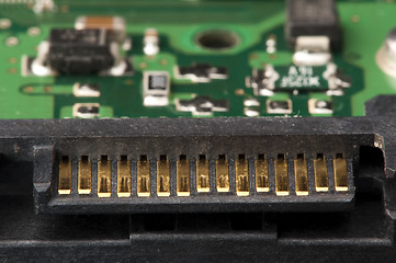 Image showing Circuit board with chips 