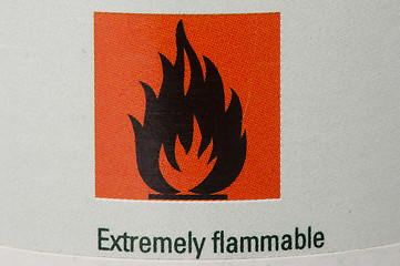 Image showing Symbol for flammable liquids