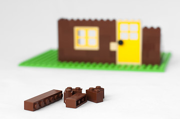 Image showing Parts of child constructor and house