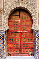 Image showing Moroccan entrance