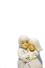 Image showing Retro ceramic couple 