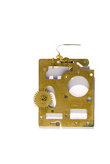 Image showing Antique alarm clock parts 