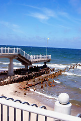 Image showing Old and new bridge 