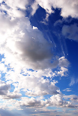 Image showing White cumulus 