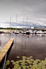 Image showing Lakeside jachts dock 