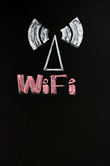 Image showing Wifi signal sign