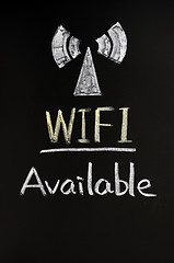 Image showing Wifi signal sign