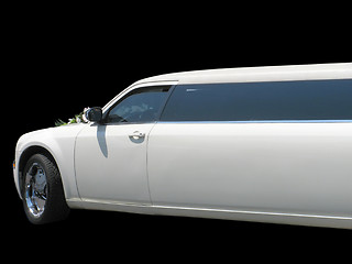 Image showing wedding limo