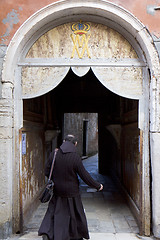 Image showing Clergy man, Venice