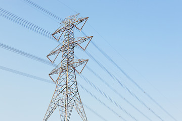 Image showing Electrical tower