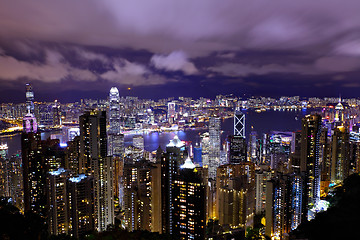 Image showing Hong Kong night