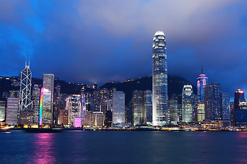 Image showing Hong Kong night view