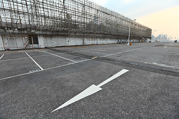 Image showing Empty Parking Lot