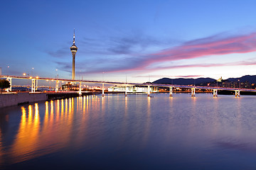 Image showing Macau at night