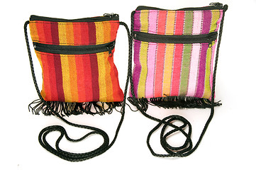 Image showing woven bag purse made in Nicaragua