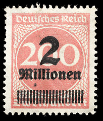 Image showing German Inflation Stamp