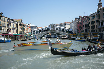 Image showing Grand Canal traffic