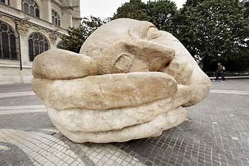Image showing Modern Sculpture L'ƒcoute by Henri de Miller
