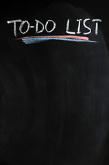 Image showing To-do list