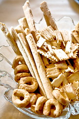 Image showing Bakery products in basket