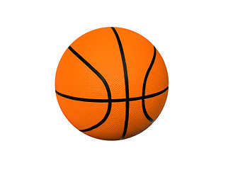 Image showing Basketball on a white background