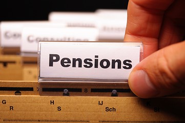 Image showing pensions