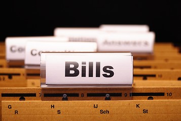 Image showing bills