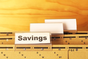 Image showing savings