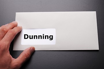 Image showing dunning