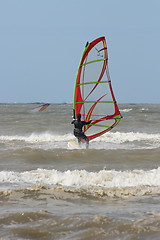 Image showing wind surfer