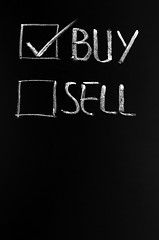 Image showing Buy and sell